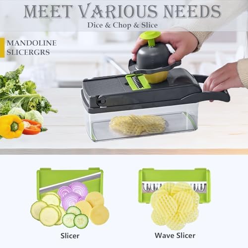 Vegetable Chopper Mandoline Slicer Home Kitchen Appliance Essential Gadget