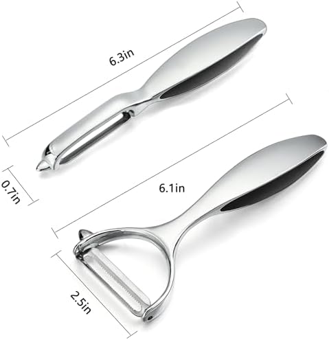 Vegetable Peeler Stainless Steel Potato Peelers Y-Shaped&I-Shaped Peelers