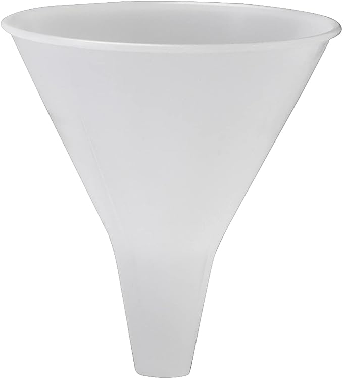 Hutzler Plastic Funnel, 32-Ounce Wide, Natural