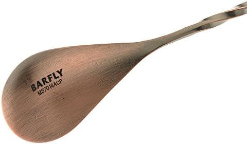 Barfly Bar Spoon, Teardrop End 19 5/8" (50 cm), Antique Copper