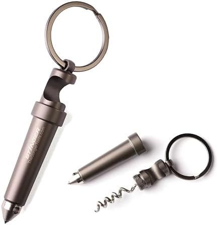 Stinger Multitool Keychain with Glass Breaker and Wine Bottle Opener