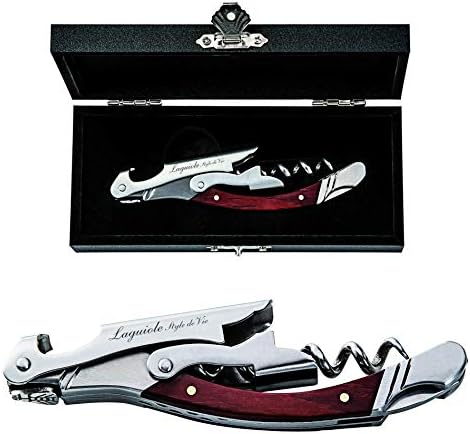 Laguiole Style de Vie Corkscrew, Bottle Opener with Foil Cutter, Rosewood