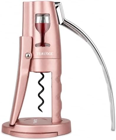 TRAVOCE Manual Lever Wine Opener with Foil Cutter, Bronze Tone
