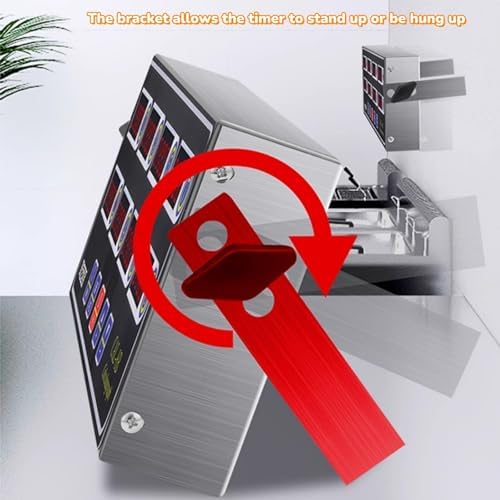 8 Channel Kitchen Timer, Digital Timer Cooking Timer for Cooking