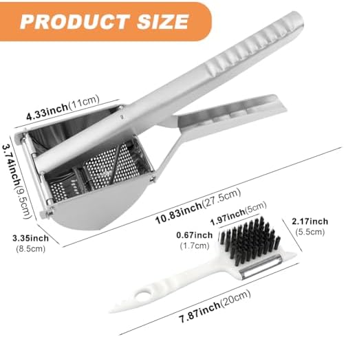Heavy Duty Potato Ricer Stainless Steel Potato Masher