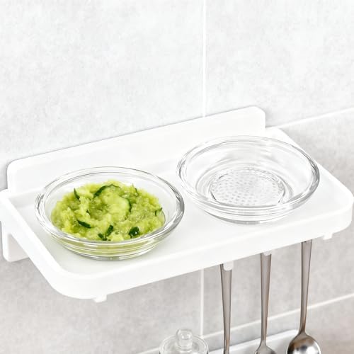2PCS Glass Ginger Grater Dishwasher Safe 3.74Inch