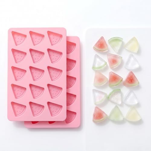 Cute Ice Cube Trays,Watermelon Ice Cube Tray (2pcs Watermelon)
