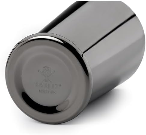 Barfly Cocktail Shaker with Weighted Bottom, Deluxe 18 oz, Gunmetal Black