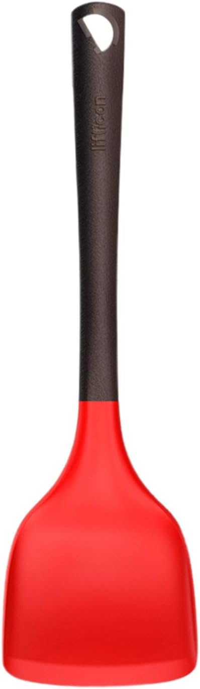 Liflicon Flexible Silicone Turner Spatula with Food Grade Silicone Heat Resistant Up to 446 Degree Fahrenheit Best Silicone Kitchen Utensils Turner for Cooking-Chacha Turner