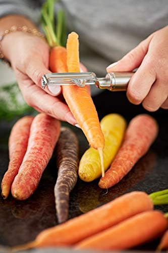 Rosle Stainless Steel Left-Handed Swivel Peeler, 7.5-inch