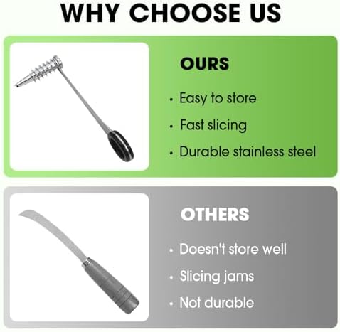 Piranha Spiral Cutting Machine, Stainless Steel Spiral Cutter for Veggies, Portable and Creativity Cucumber Potato Carrot Slicer Cutter Manual Kitchen (3pcs)