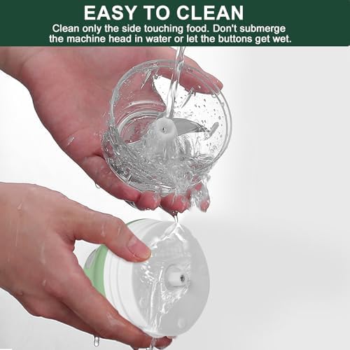 Electric Garlic Chopper, 250ML Garlic Mincer with Egg Beater