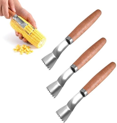 2026 New Corn Cob Peeler Serrated Stainless Steel Corn Stripper Tool