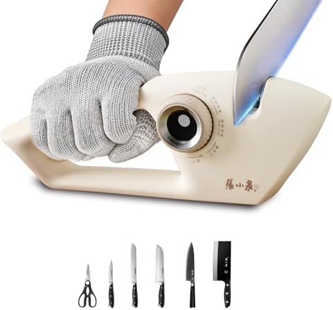 Knife Sharpener for Kitchen 5‑Stage Sharpener for Knives & Scissors
