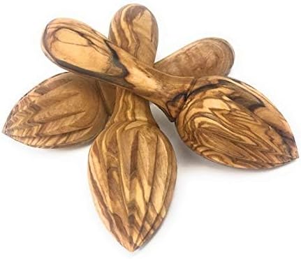 AramediA Olive Wood Lemon Juicer/Lemon Reamer - Handmade Hand Held Olive Wood Reamer for Lemons, Limes, Citrus, Orange Squeezer - Great Christmas Gift