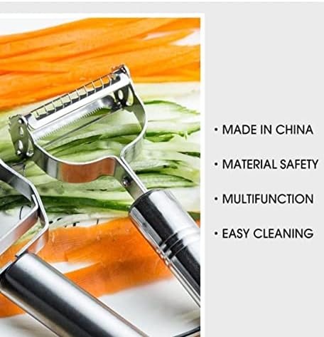 Stainless Steel Dual Blade Vegetable Peeler,Premium Potato Peelers for Kitchen, Grade Julienne Cutter, Slicer, Shredder, Scraper - Fruit, Potatoes, Carrot, Cucumber - Kitchen, Home Staple