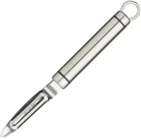 KitchenCraft KCPROSP Professional Swivel Potato Peeler, Stainless Steel, 21 cm, Silver