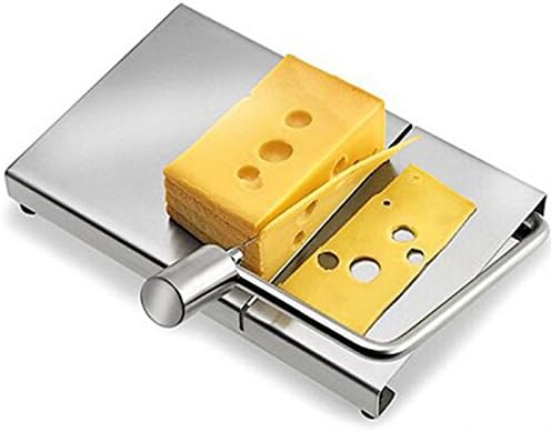 Create idea Practical Stainless Steel Wire Cutting Cheese Slicer Butter Board Kitchen