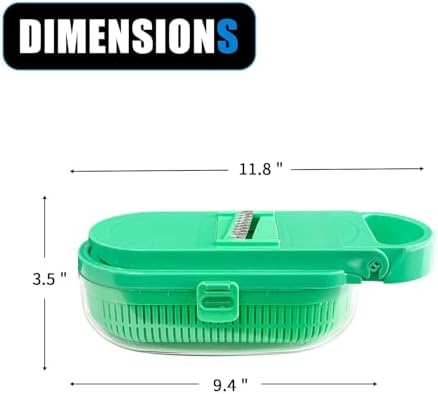 12-in-1 Vegetable Chopper, Dicer, Professional 8 Blades, Onion Chopper, Potato Slicer, Cheese Grater, Stainless Steel Blade, Home Essentials & Kitchen Gadgets, Budget-Friendly