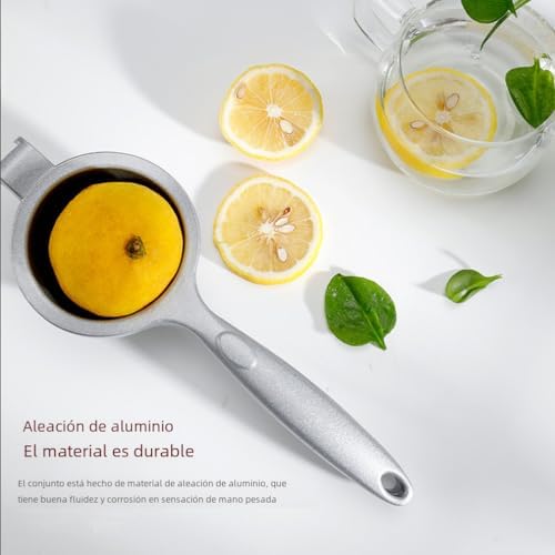 Lemon Squeezer Large Citrus Squeezer Manual Lime Juicer Hand Press Ergonomic Heavy Duty Orange Squeezer for Fruits, Lemons & Limes, Increased Diameter 3.26 Inches (Gold)