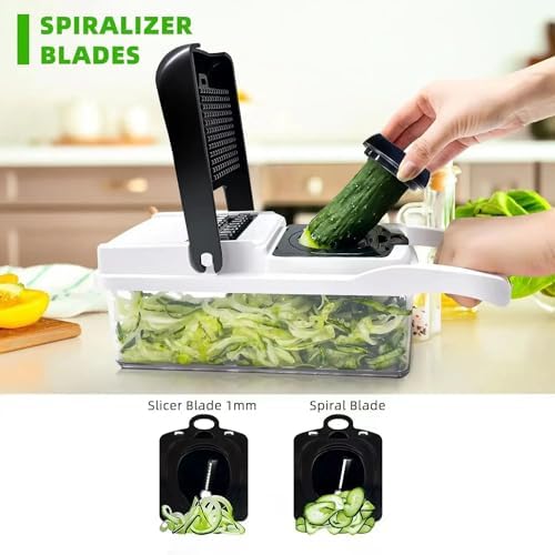 Infinite 26 in 1 vegetable fruit slicer, chopper, dicer, White