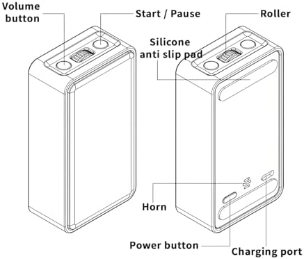 QUMOX F8 Hourglass Gravity Timer, 1–99 Minutes