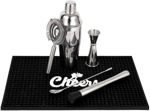 Lexenic 6-Piece Cocktail Shaker Set Bartender Kit-(Kit E)