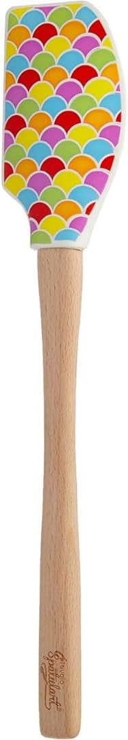 Tovolo Spatulart Classic Print Conversion Spatula, Long-Lasting Color, Dishwasher Safe, Heat-Resistant 600ᴼF 81-26131