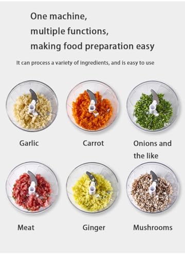Manual Food Chopper Vegetable Processor - 900ml, Kitchen Cooking Tool
