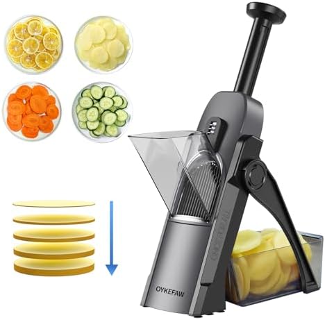 Safe Mandoline Slicer for Kitchen, Potato Slicer for Chips,Vegetable Cutter