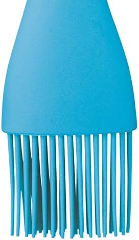 Colourworks KitchenCraft Silicone Basting/Pastry Brush, Blue, 26 cm