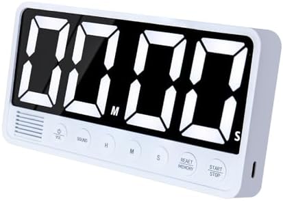Digital Kitchen Timer, 7.1In Extra Large LED Display Countdown Timer