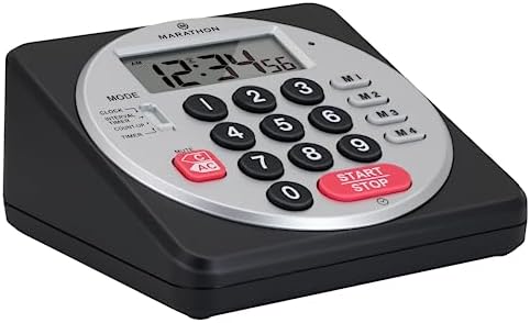 MARATHON Commercial Grade 100-Hour Digital Timer with Keypad