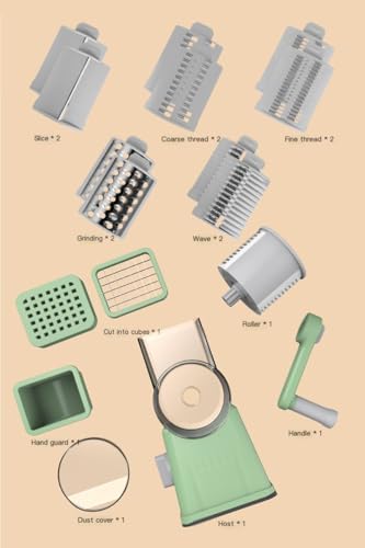 Vegetable Chopper and Spiralizer, Food Chopper with Container, Fruit Slicer, Kitchen Gadgets & Gifts, Home Essentials