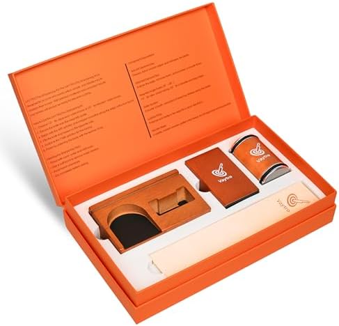 Rolling Knife Sharpener Kit – Manual Kitchen Knife Sharpening Stone System with #400 & #1000 Grit, Diamond Sharpening Tool, 15°/20° Guides & Leather Strop