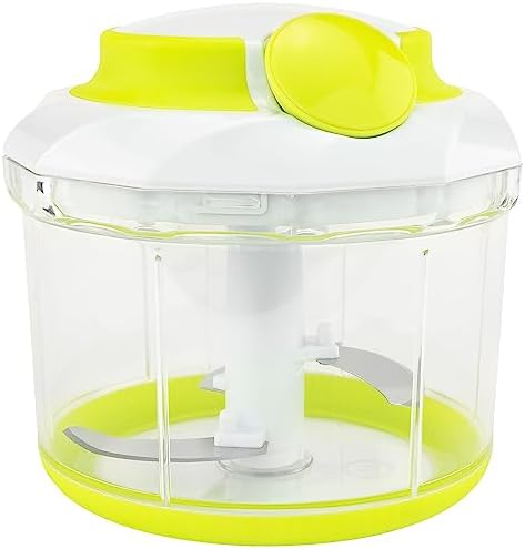 Manual Handheld Food Chopper – 4.5 Cup Vegetable and Meat Dicer, Kitchen Cutter for Onions, Nuts, Herbs, and More