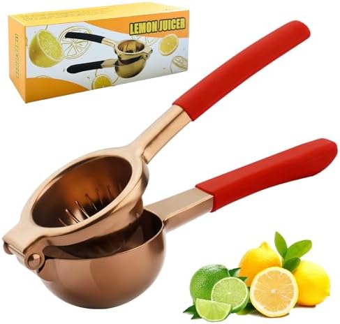SHIKORI Lemon Squeezer,304 Stainless Steel Citrus Press Juicer