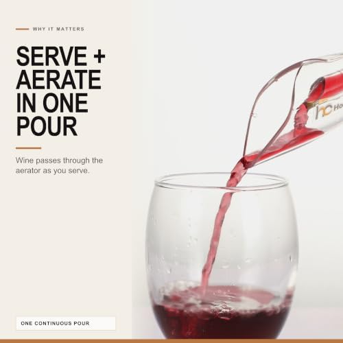 Honey Coco Wine Aerator Pourer with Vacuum Pump Stopper