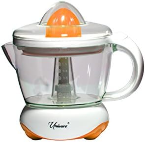 Uniware 8701OR 1.2L Electric Citrus Juicer, Make Fresh and Delicious Juice at Home!