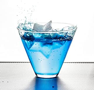DRINKSPLINKS Star Ice Cube Tray. Large Star Ice Cube Mold.