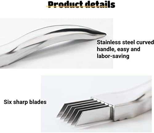 Multi-Functional Foods Chopper, Onion Slicer/Vegetable Shredder/Scallion Cutter, Cheese Cutter/Onion Chopper. Stainless Steel Kitchen Gadget