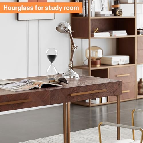 SWISSELITE Hourglass Sand Timers, Hourglass Sand Clock Inspired Glass