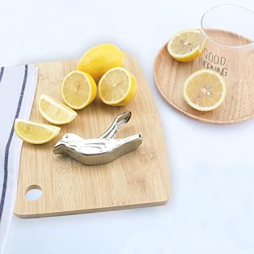 Lemon Juicer, Manual Lemon Squeezer Portable Lime Juicer, Fish Shape Hand Press Juicer for Orange Lemon Lime Pomegranate (bird, 1pcs)