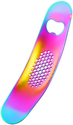 Stainless Steel Garlic Press Mincer,Kitchen Gadget with Handle,Easy Use &Clean, Dishwasher Safe,for Nuts & Seeds (Symphony)