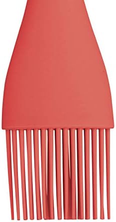 Colourworks KitchenCraft Silicone Basting/Pastry Brush, 26 cm - Red