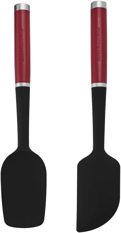 KitchenAid KQG437OHERE 2pc Silicone Spatula Set – Empire Red