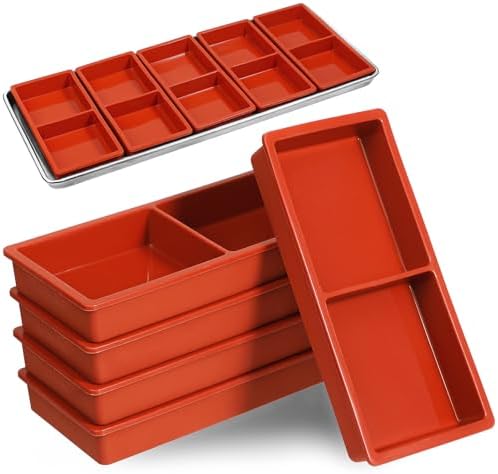 Webake Silicone Tray Dividers for Harvest Right Freeze Dryer Set of 5, Fit Medium and Small Trays, Silicone Molds for Harvest Right Freeze Dryer Accessories