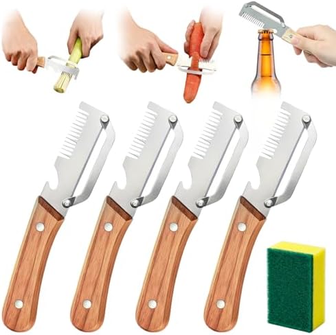 Multifunctional Vegetable Peeler with Bottle Opener Julienne
