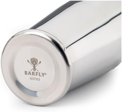 Barfly Cocktail Shaker with Weighted Bottom, Deluxe 28 oz, Stainless Steel