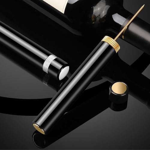 Wine Opener, MIni Wine Opener, Travel Portable Pocket Air Pressure Pump Wine Bottle Opener, Travel Porta for Home, Restaurant, Party (Gold)